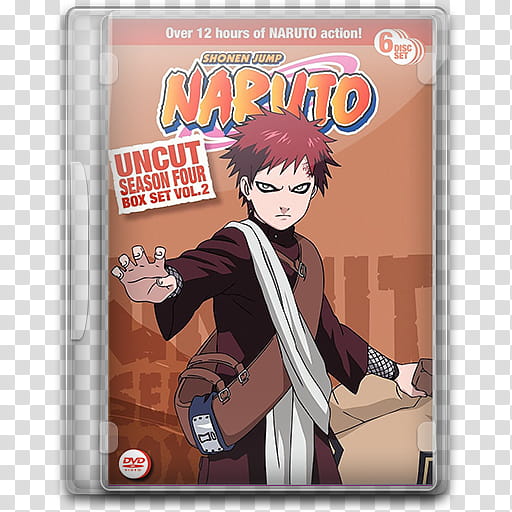 Naruto Shippuden TV Movies DVD Icon Collection, Naruto Uncut Box Set SV transparent background PNG clipart