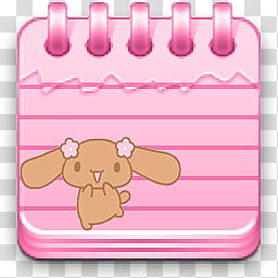 Iconos Cinnamoroll, Cinnamoroll By; MinnieKawaiitutos (), pink and brown animated illustration transparent background PNG clipart