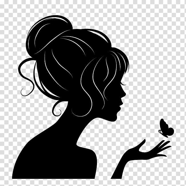 Woman Face, Silhouette, Girl, Royaltyfree, , Female, Portrait, Cartoon transparent background PNG clipart