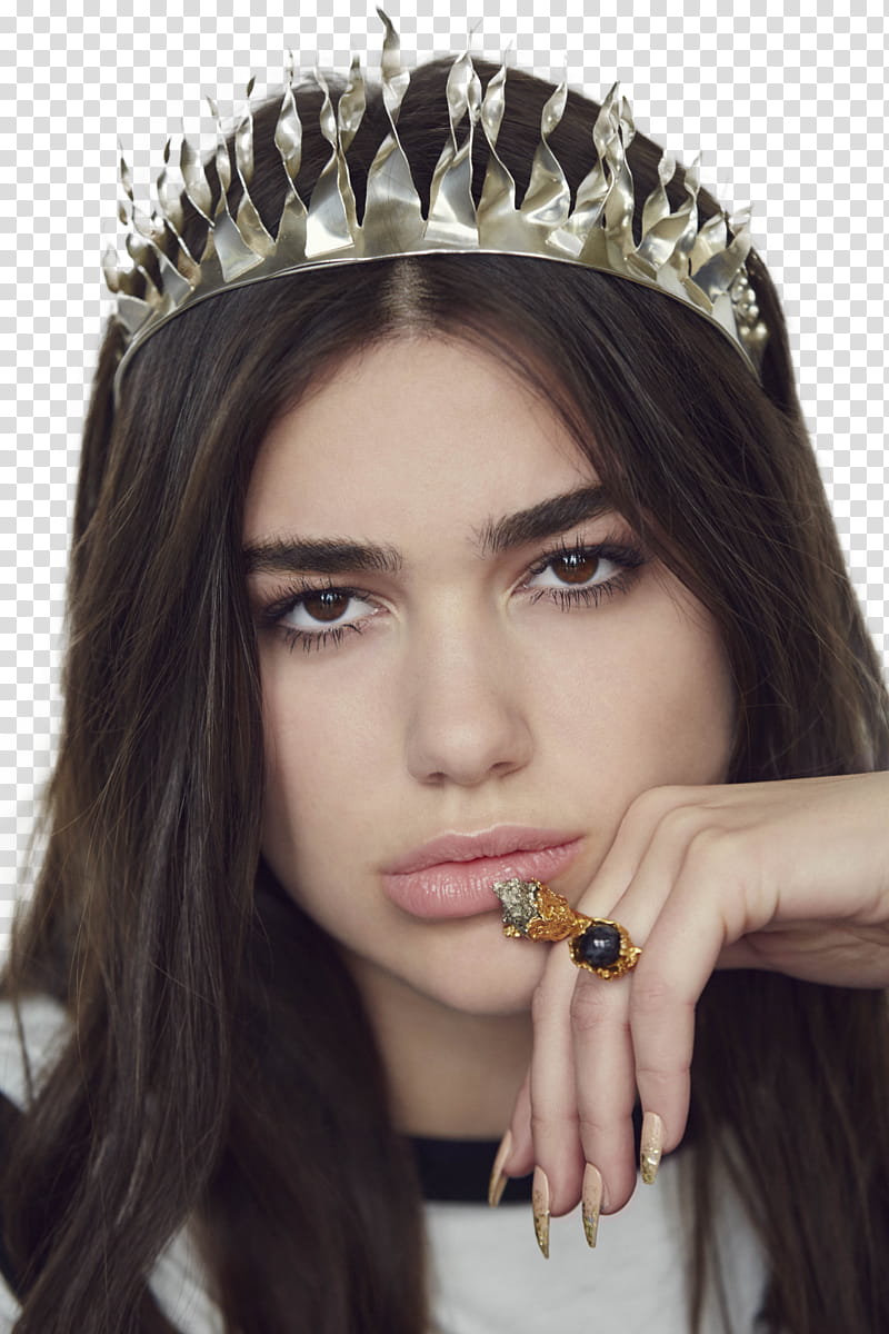 Dua Lipa ,  transparent background PNG clipart