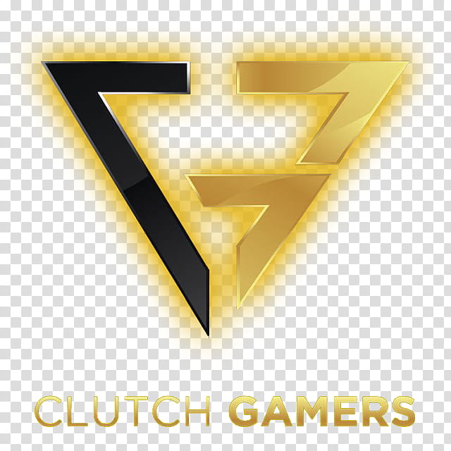 Clutch Gamers Yellow, Dota 2, Vici Gaming, Manila Masters 2017, Logo, Video Games, Clutch Gaming, Text transparent background PNG clipart