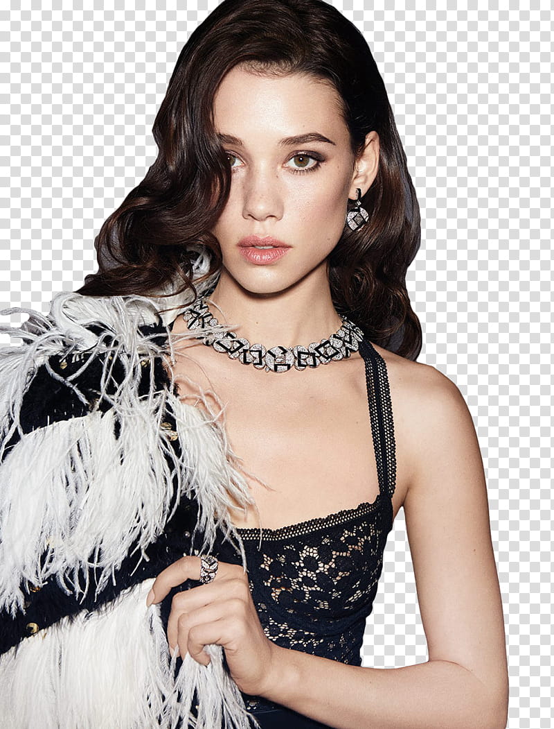 Astrid Berges Frisbey, women's black top transparent background PNG clipart