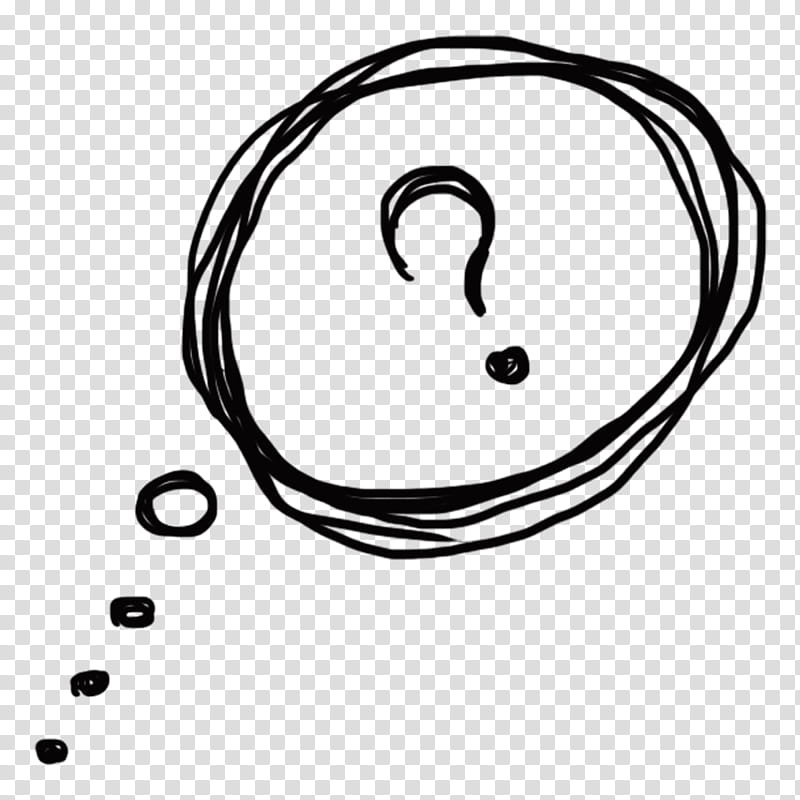 Question Mark, Speech Balloon, Thought, Dialogue, Quotation Mark, White, Line Art, Circle transparent background PNG clipart