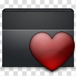 Exempli Gratia,  Folder Favorites, black and red flat screen computer monitor transparent background PNG clipart