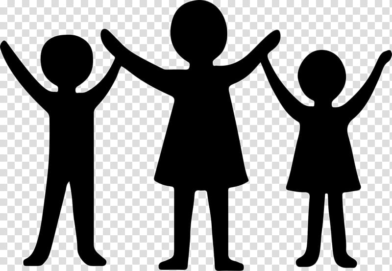 Group Of People, Silhouette, Child, Boy, People In Nature, Social Group, Facial Expression, Friendship transparent background PNG clipart