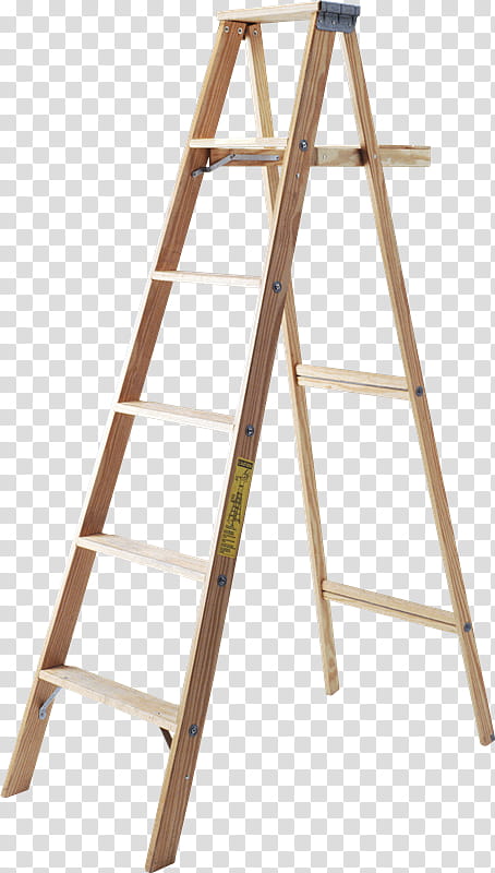 Ladder, Wood, Stool, Furniture, Bar Stool, Aframe, Sticker, Metal transparent background PNG clipart