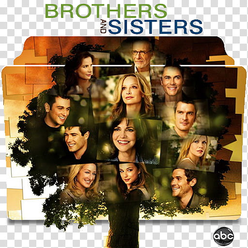 Brothers and Sisters series and season folder icon, Brothers and Sisters ( transparent background PNG clipart