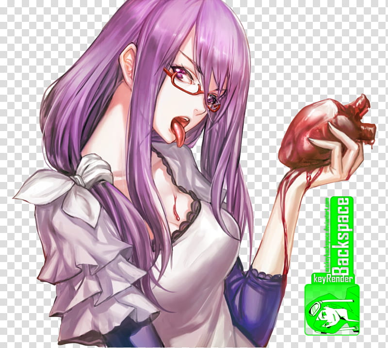 Kaneki Rize (Tokyo Ghoul), Render, male and female anime characters  transparent background PNG clipart | HiClipart