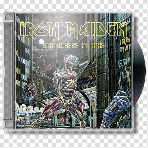 Iron Maiden, , Somewhere In Time transparent background PNG clipart