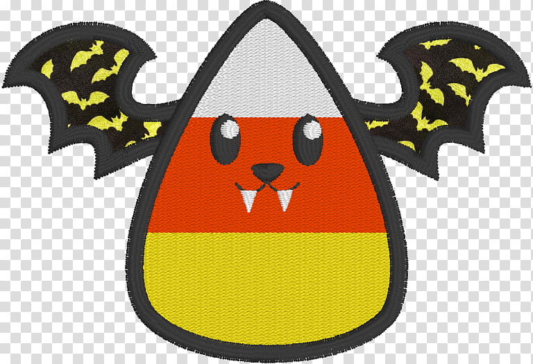 Bat, Comparison Of Embroidery Software, Computer Software, Personal Computer, MacOS, Candy Corn, Yellow, Cartoon transparent background PNG clipart