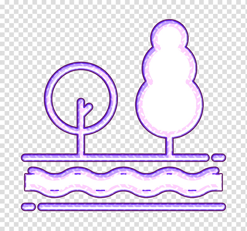 Nature icon Tree icon River icon, Violet, Purple, Birthday Candle transparent background PNG clipart