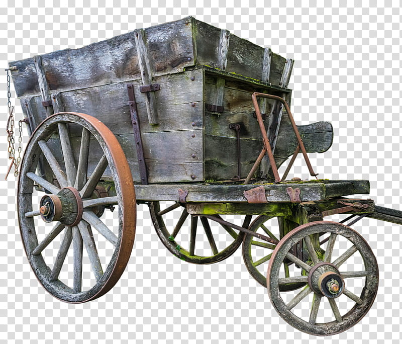 Hensgrej  Watchers , gray wooden carriage illustration transparent background PNG clipart