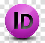 Adobe Icons , ID_Ball transparent background PNG clipart