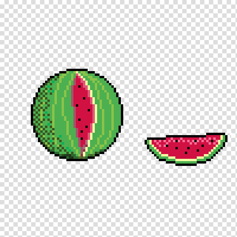 Watermelon, Pixel Art, Color By Number Sandbox Pixel Coloring Book, Drawing, Google Pixel, Painting, Howls Moving Castle, Fruit transparent background PNG clipart