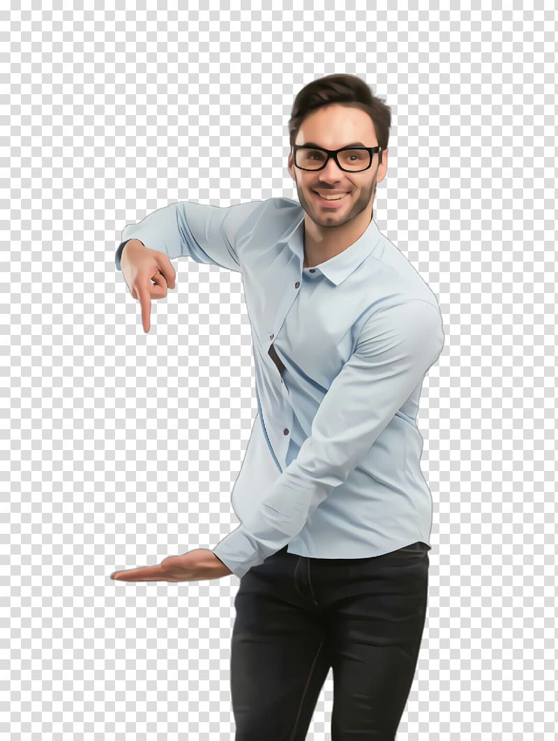 white standing arm sleeve gesture, Tshirt, Shoulder, Eyewear, Finger transparent background PNG clipart