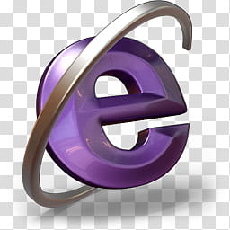 purple and gray internet explorer logo icon transparent background PNG clipart