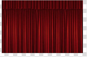 red curtains transparent background PNG clipart