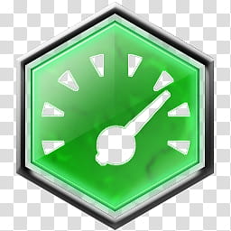 Hive Tech Icons, Meter Green transparent background PNG clipart