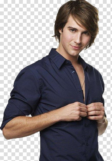 James Maslow, men's black dress shir transparent background PNG clipart