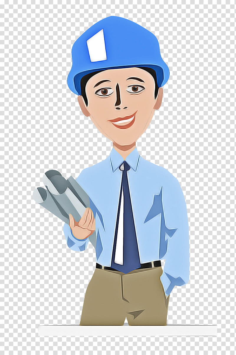 cartoon finger headgear white-collar worker gesture, Cartoon, Whitecollar Worker, Thumb, Employment, Construction Worker transparent background PNG clipart