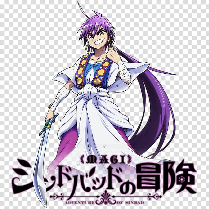 Magi Sinbad no Bouken Anime Icon, Magi Sinbad no Bouken v, transparent background PNG clipart