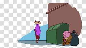 Pink,  Cartoon, Character, Pink M transparent background PNG clipart thumbnail