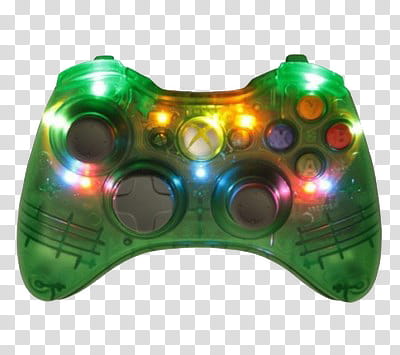 Green aesthetic, green Xbox  cordless controller transparent background PNG clipart