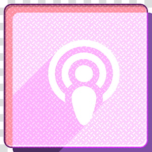 Media Icon Podcast Icon Shadow Icon Social Icon Square Icon Pink Purple Circle Magenta Transparent Background Png Clipart Hiclipart - roblox aesthetic icon pink pastel