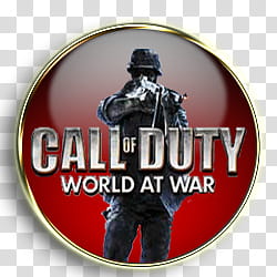 iconos en e ico zip, Call of Duty World at War logo transparent background PNG clipart