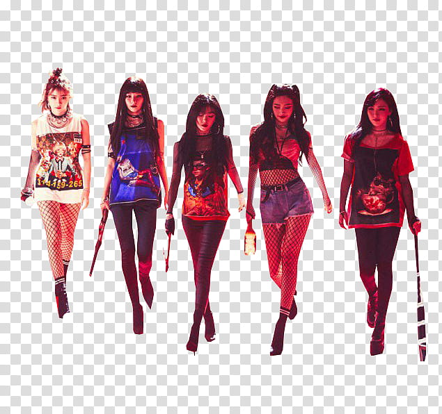 RED VELVET , girl band graphy transparent background PNG clipart