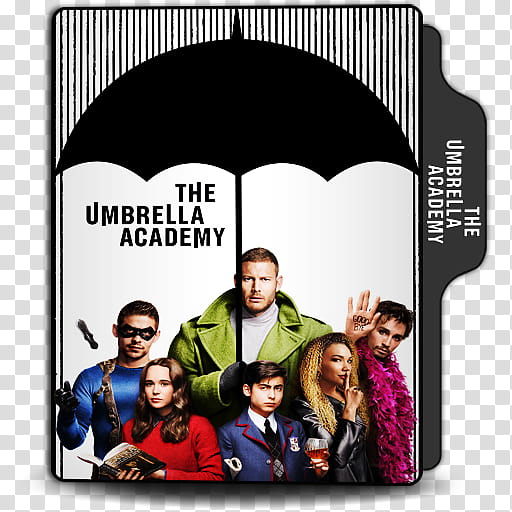 The Umbrella Academy NF series  folder icon, The Umbrella Academy transparent background PNG clipart