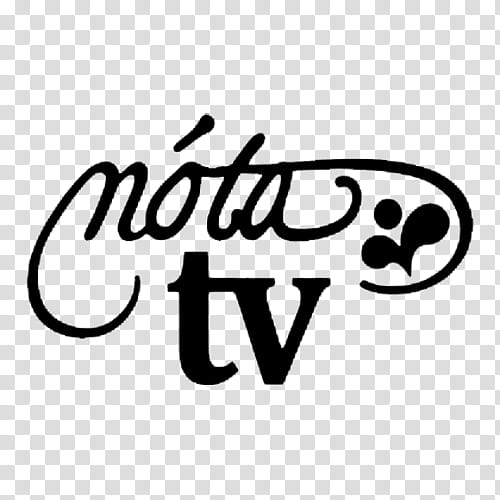 TV Channel icons , nota_tv_black, Nota TV logo transparent background PNG clipart