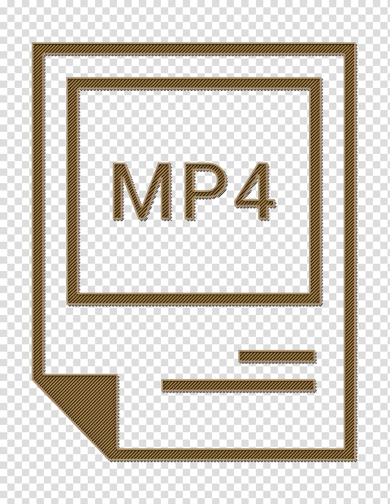 extention icon file icon mp4 icon, Type Icon, Text, Line, Rectangle transparent background PNG clipart