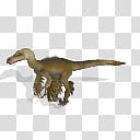 Spore creature Velociraptor mongoliensis transparent background PNG clipart