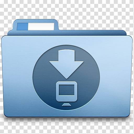 Folder Replacement, blue folder transparent background PNG clipart