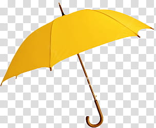 Autumn, yellow umbrella transparent background PNG clipart