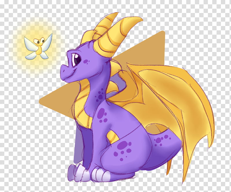 Dragon, Spyro Reignited Trilogy, Animal, Purple, Spyro The Dragon, Cartoon, Animal Figure transparent background PNG clipart
