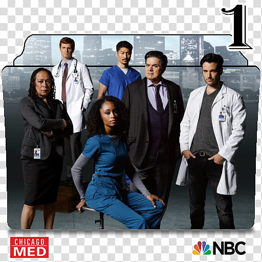 NBC Chicago Trilogy series and season icons, Chicago Med S ( transparent background PNG clipart