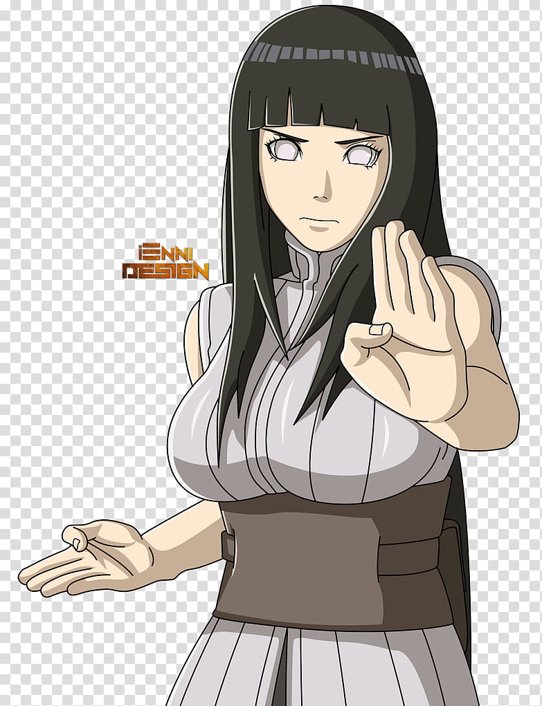 The Last: Naruto the Movie| Hinata Hyuuga, long-haired woman wearing gray turtleneck sleeveless dress illustration transparent background PNG clipart