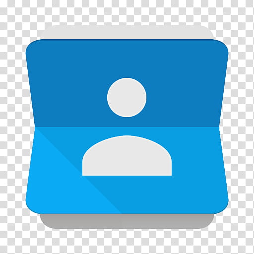 Android Lollipop Icons, Contacts, blue file illustraion transparent background PNG clipart