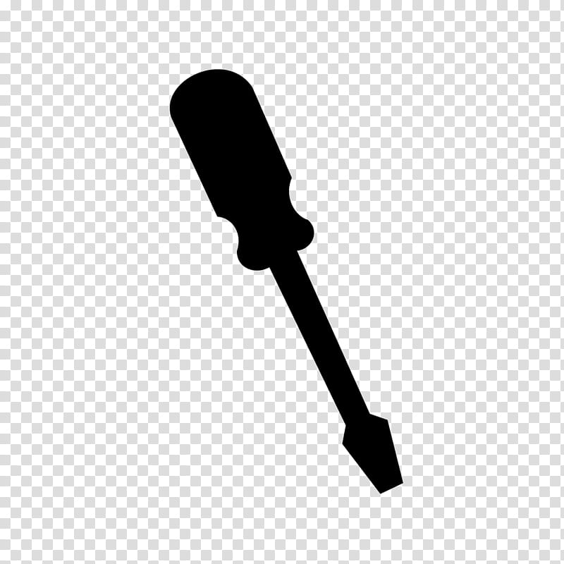 Symbolize, black screw driver illustration transparent background PNG clipart