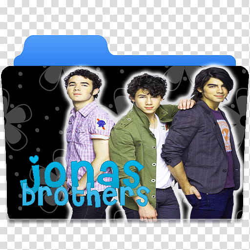 NEW Folder of singers, Jonas Brothers band file folder transparent background PNG clipart