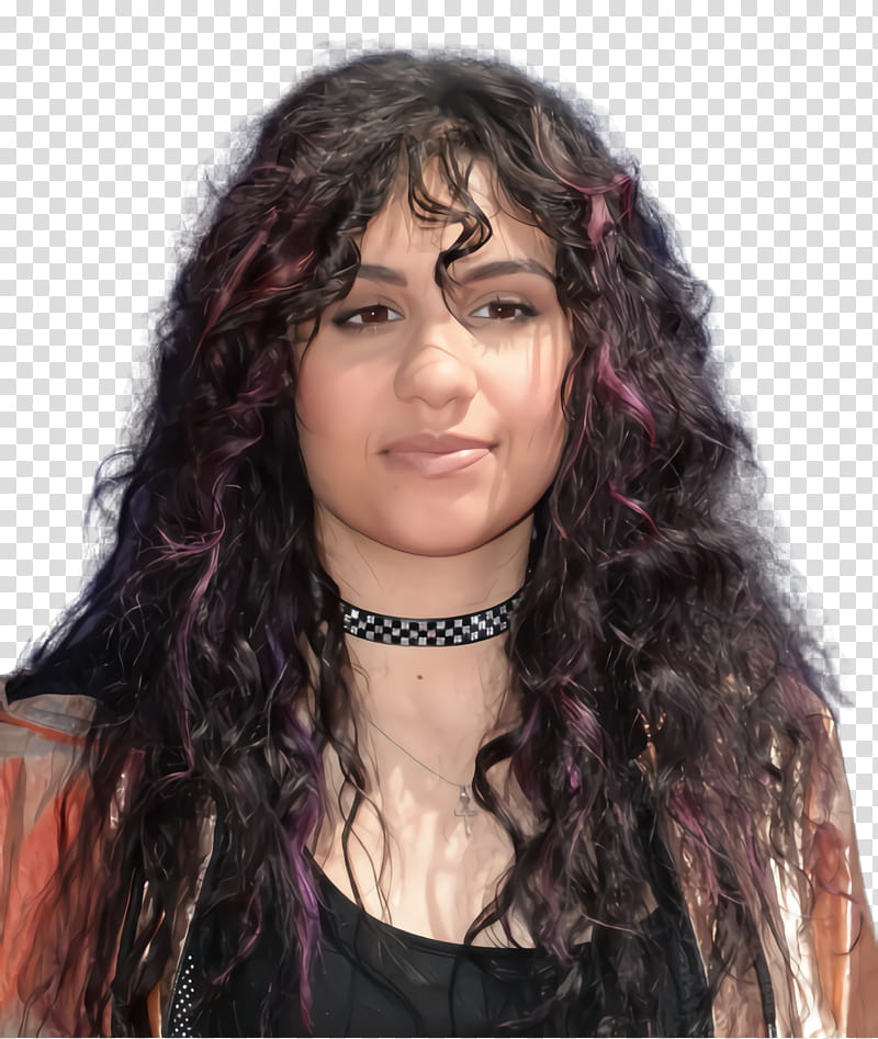 Alessia Cara, Hair, Long Hair, Hair Coloring, Black Hair, Wig, Brown Hair, Feathered Hair transparent background PNG clipart