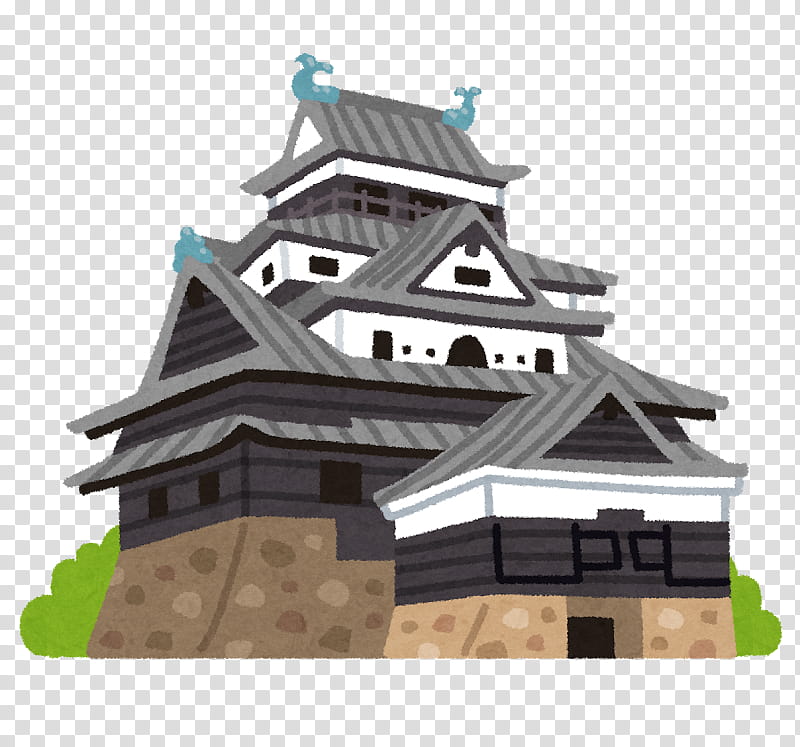 Castle, Matsue Castle, Stone Wall, National Treasure, Architecture, House, Building, Tenshu transparent background PNG clipart