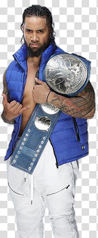 Jey Uso SD LIVE Tag Team Champion  transparent background PNG clipart