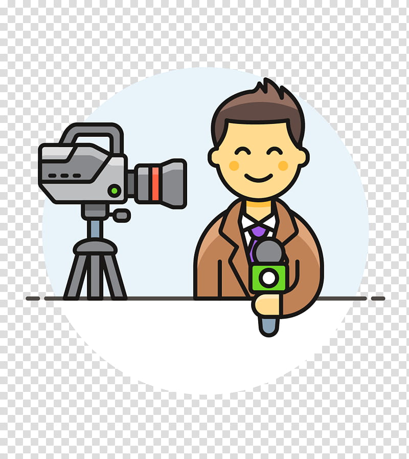 Camera, Journalist, Newscaster, Journalism, Newspaper, Television, News Broadcasting, Mass Media transparent background PNG clipart