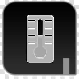 Albook extended dark , black and gray thermometer icon transparent background PNG clipart