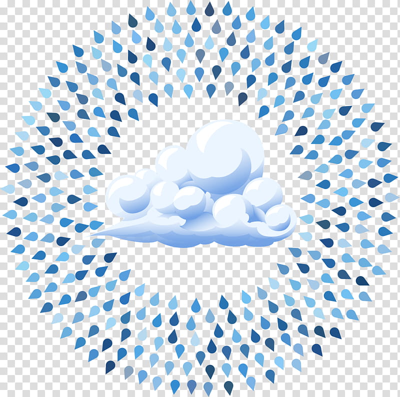 Rain Cloud, Splash, Text, Drop, Blue, White, Circle, Line transparent background PNG clipart
