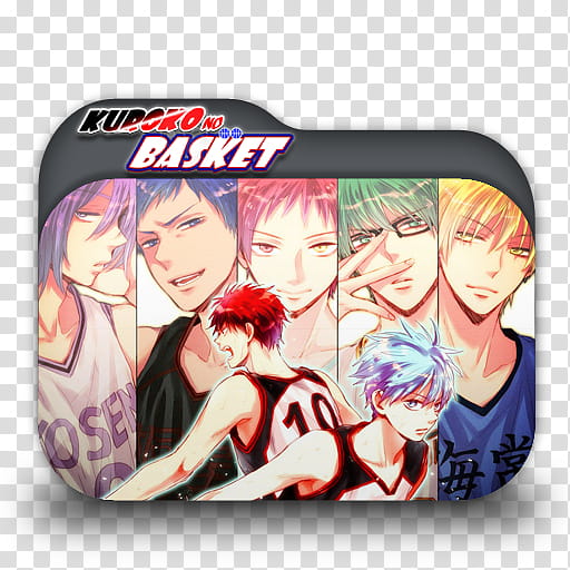 Kuroko no Basket Version  Anime Folder Icon b, Kuroko's Basketball , Kuroko no Basket folder icon transparent background PNG clipart