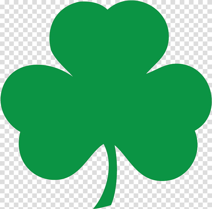 Saint Patricks Day, Shamrock, Fourleaf Clover, Symbol, Green, Plant, Petal transparent background PNG clipart